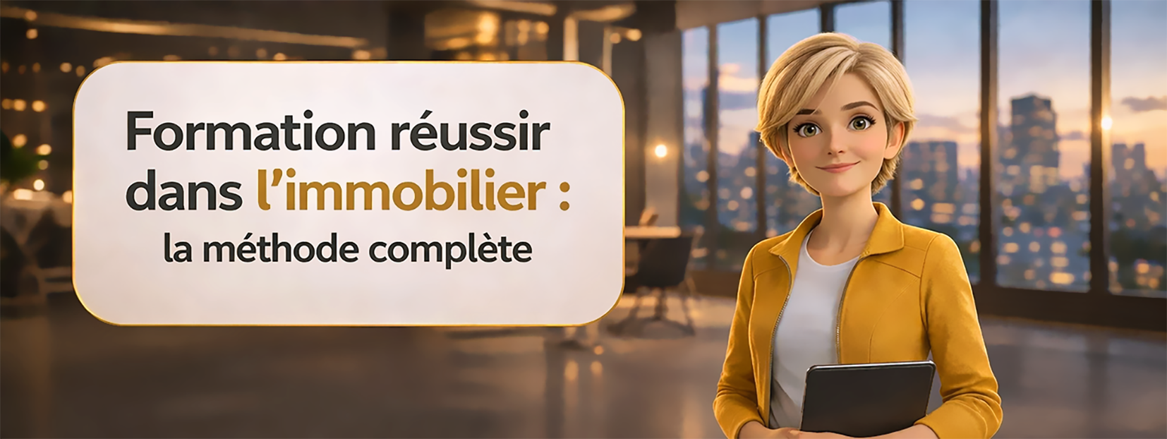 Formation réussir dans l’immobilier : la méthode complète
